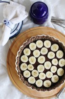 Tarta de plátano. 